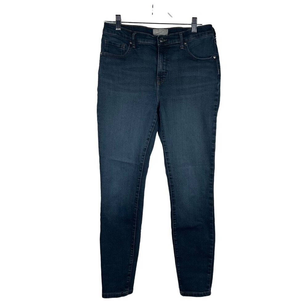 Everlane Jeans Women's Size 31" Mid Rise Skinny Dark Blue Wash